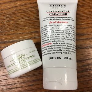 KIEHL’S Eye Treatment/Facial Cleanser Bundle